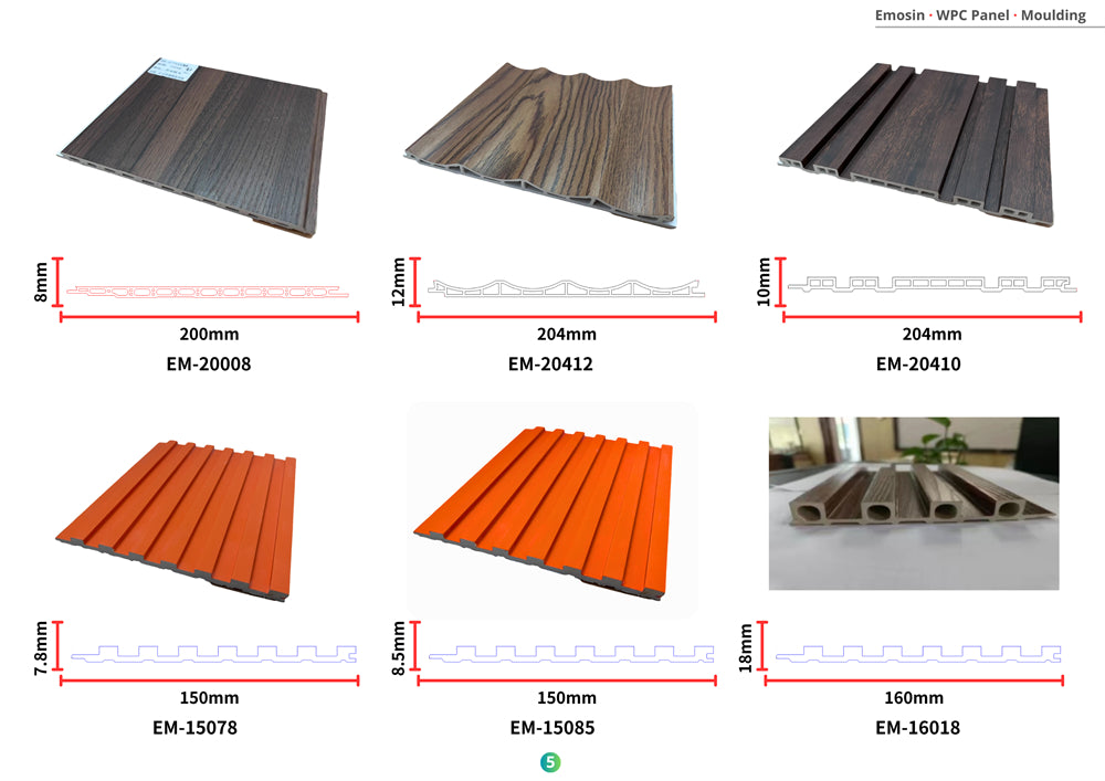 Wholesale Price Waterproof Interior Decorative Pvc Foshan Wpc Ceiling Cladding