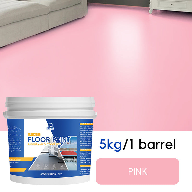 Home Floor Paint Three-in-One Epoxy Floor Paint Cement Floor Water-Based High Solid Wear-Resistant Resin Southeast Asia Environmental Protection