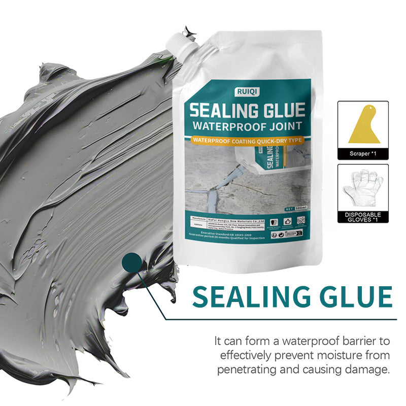 Grouting Glue Self-leveling Cement Ground Grouting Liquid Roof Wall Gap Quick-drying Waterproof Glue Caulking Glue