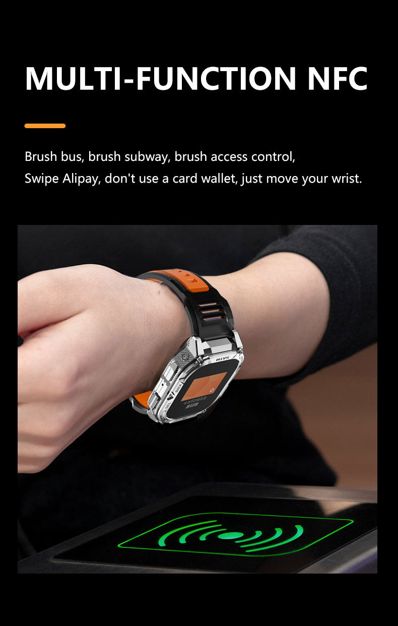 B25Smart Watch5G All-Network Compatible Google Store APP Download True Step Count Heart Rate Front Camera Sports Waterproof Shockproof