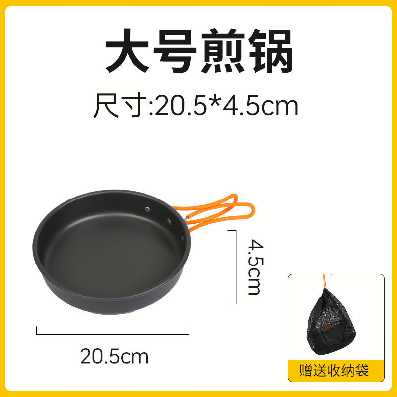 Cookware Set Pot Camping Tableware Cookware Camping Equipment Full Set Kettle Frying Pan Cooking Stove  Multi-Purpose