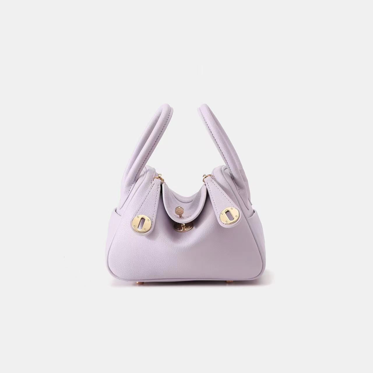 High-End Bag Doctor Bag Lindy Bag Lychee Pattern Women's Handbag Single Shoulder Crossbody Bag Pillow Bag Women's Bag