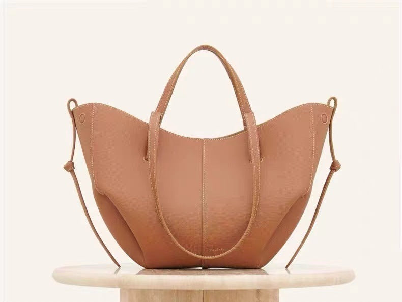 Trendy European and American Style Pleated Mother-Daughter Bag for Women with Wings, Tote Bag, Laptop Bag, Handbag, Shoulder Bag, Crossbody Bag, Underarm Bag