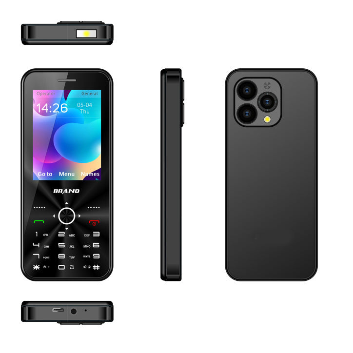 Mobile Phone i15Pro Ultra-long standby time for Seniors' Phones3G Button Dual SIM Student Elderly Phone Wholesale