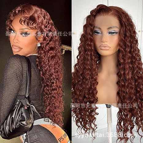 Allove Highlight Ombre Hair Invisible 13x4 Lace Front Wig