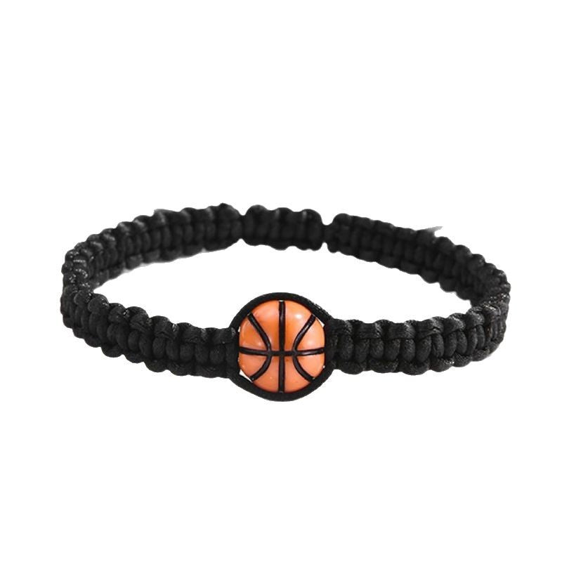 Valentine's Day Gift Baseball Bracelet for Boyfriend Football Basketball Rugby Friendship Sports Ball Woven Bracelet