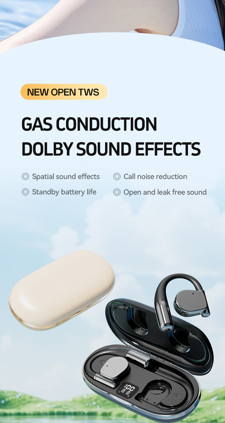 M111New Smart AI Bluetooth Earbuds OWS Ear-hook Style Ultra-long Battery Life Huaqiangbei Wholesale