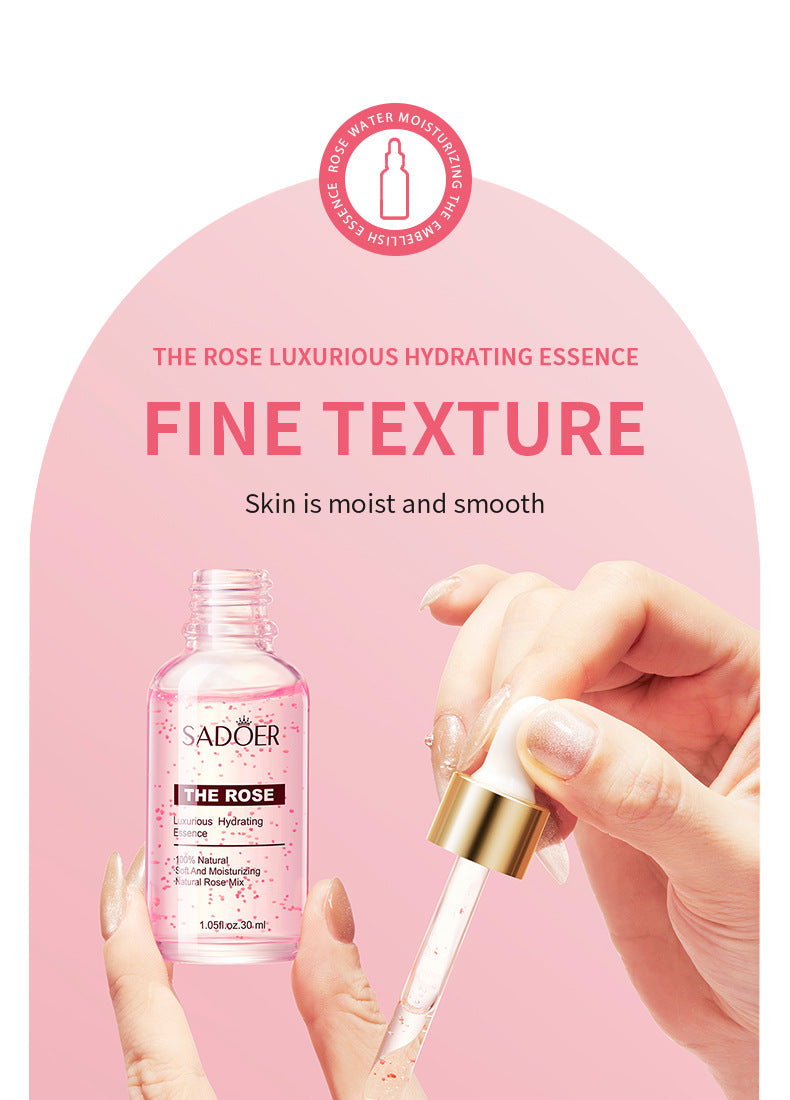 Plant Essence Serum SADOER Aloe Vera Rose Chamomile Hydrating Moisturizing  Foreign Trade Wholesale