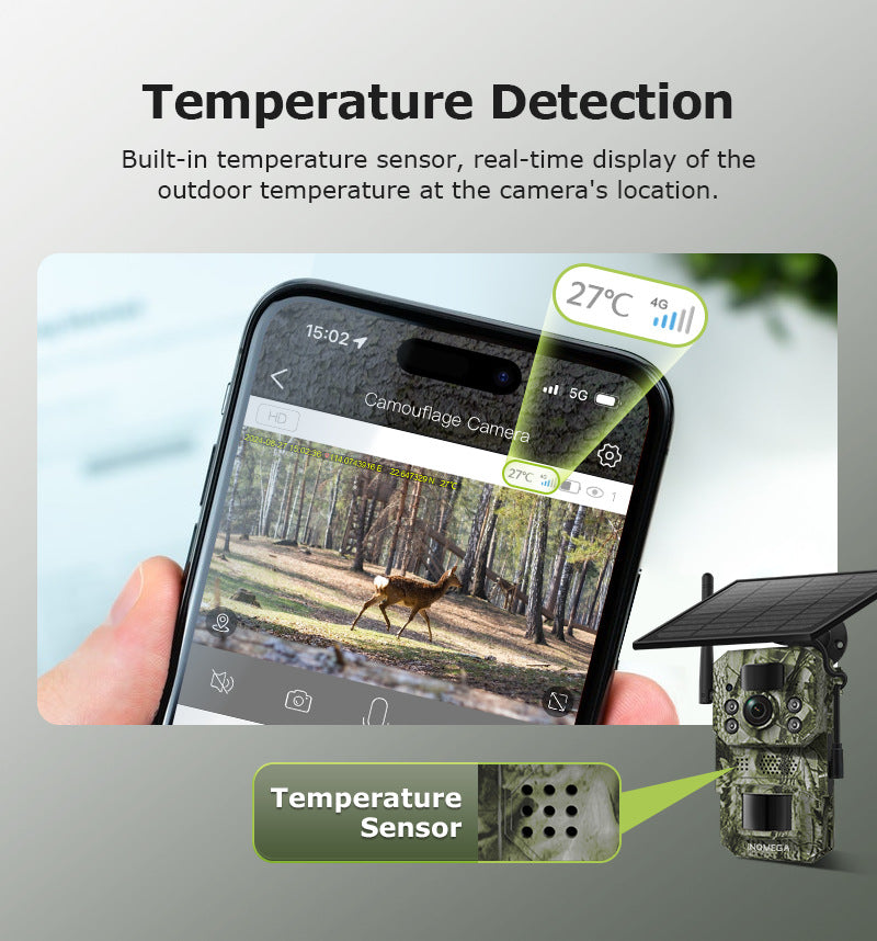 Manufacturer Private Model Outdoor Camouflage Camera3MPAI Animal Identification Pair PIR Induction4G Camera4G Remote Monitoring