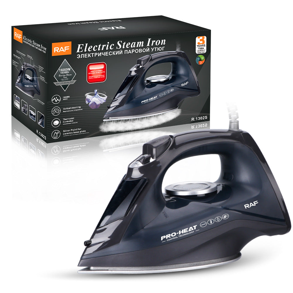 RAF European Standard Ceramic Handheld Electric Iron Household Small Portable Steam Iron Handheld Ironing Machine