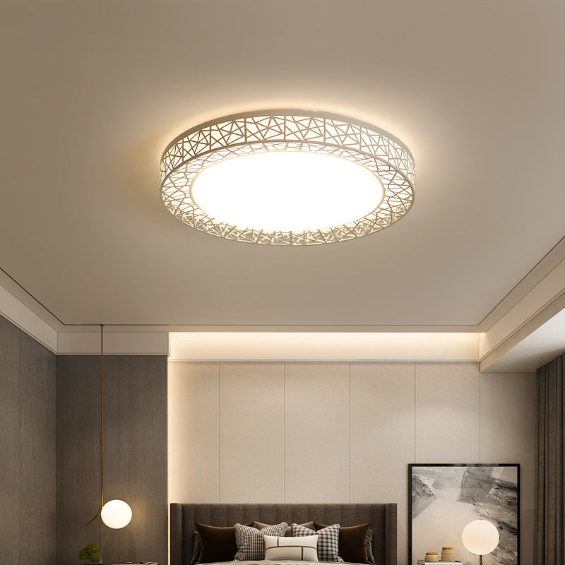 Lamp in the living room LED Ceiling Lamp2025Round Full Spectrum Bedroom Living Room Dining Room Lighting Bird's Nest Lamp Corridor