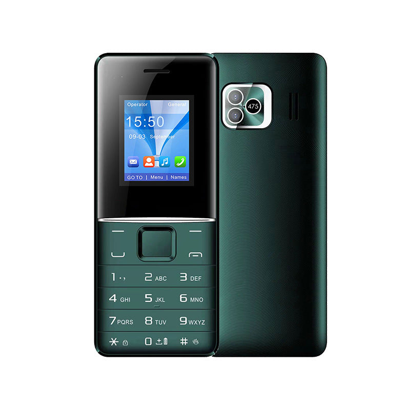 Factory1.77Triple SIM Card Slot GSM Button Straight Board Student Elderly Phone with Camera Long Standby