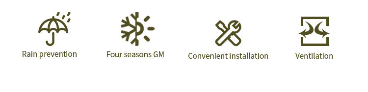 Wholesale2.5m Aluminum Alloy Fan-Shaped Car Side Tent Outdoor Camping Hiking Waterproof Sunshade Car Side Tent