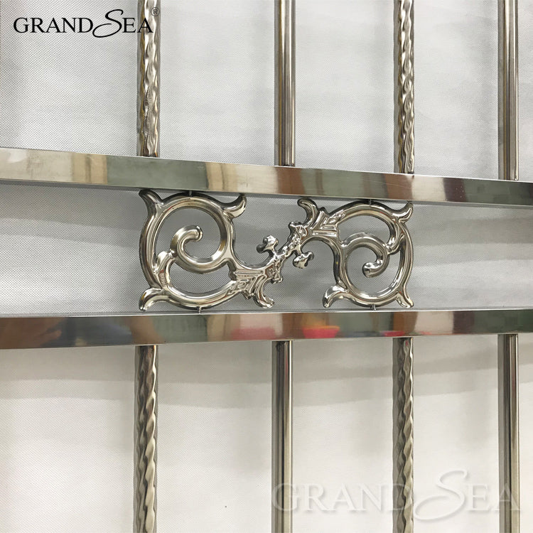 High Quality Anti-rust 304 Stainless Steel Security bar for windows Grill Design