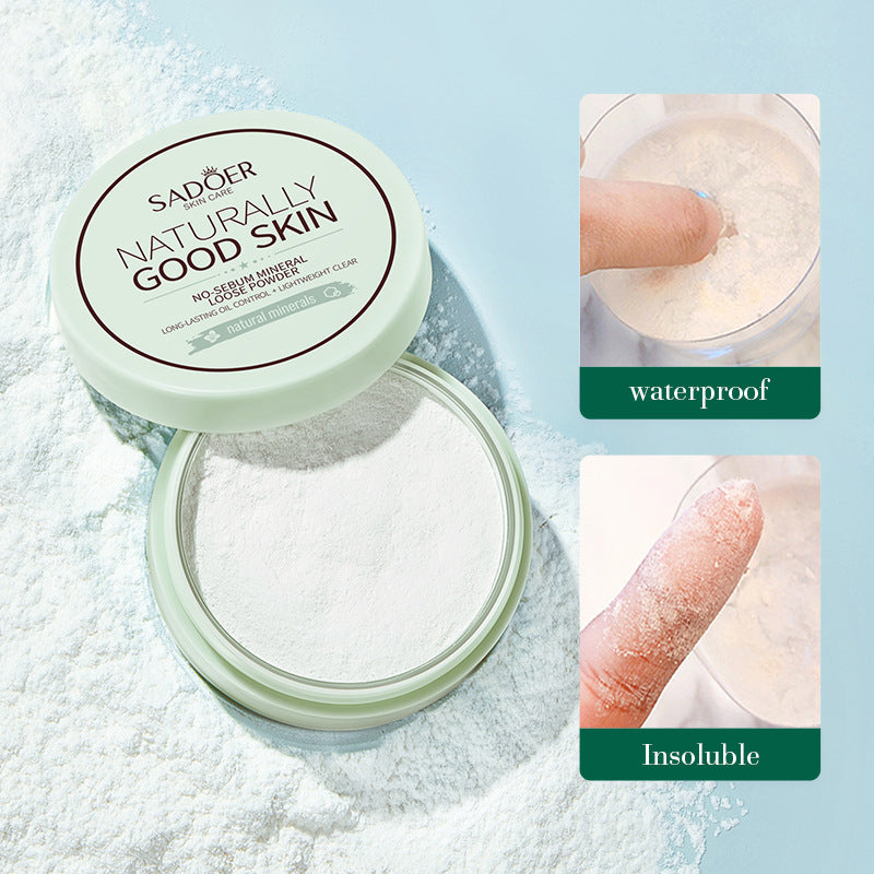 Makeup SADOER Mineral Loose Powder Refreshing Lightweight Setting Concealer Powder  Wholesale