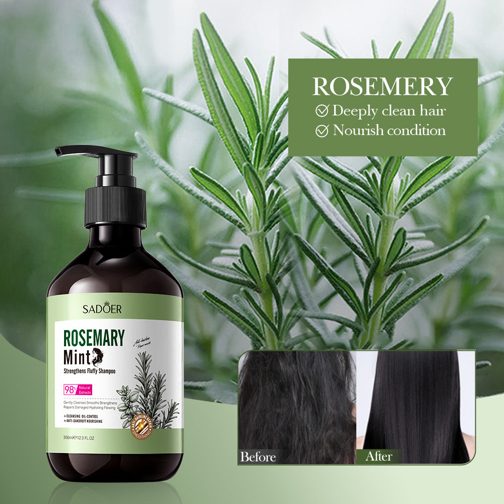 Mint Rosemary Fluffy Shampoo SADOER Strong Shampoo  Wholesale