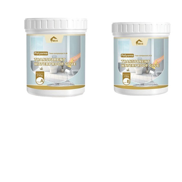 Baolisi Polyurea Transparent Waterproof Adhesive for Roofs, Facades, Tiles, and Bathrooms, Special Leak-Proof Coating