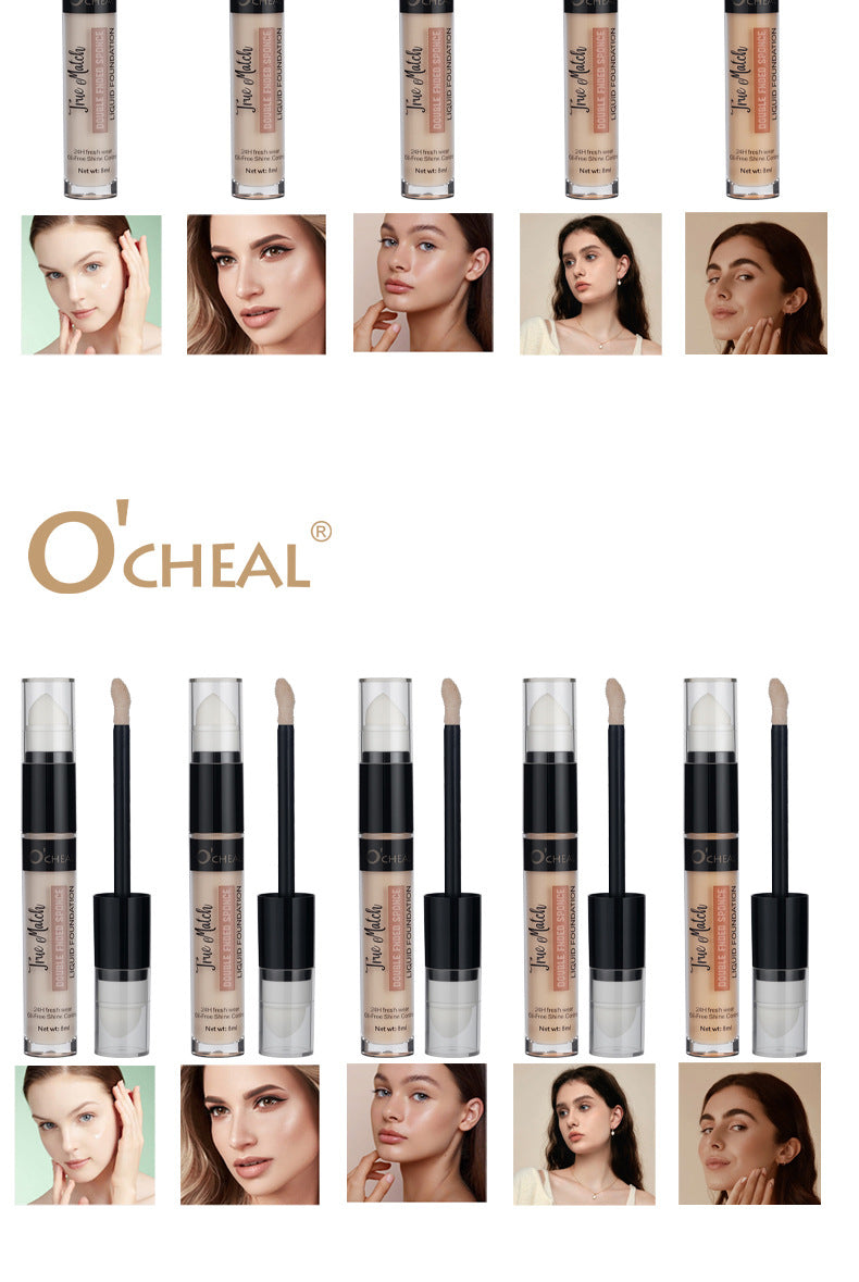 AliExpress Ouqianya Dual-Head Concealer Pen Even Skin Tone Spot Application Cover Spots Acne Marks Wholesale