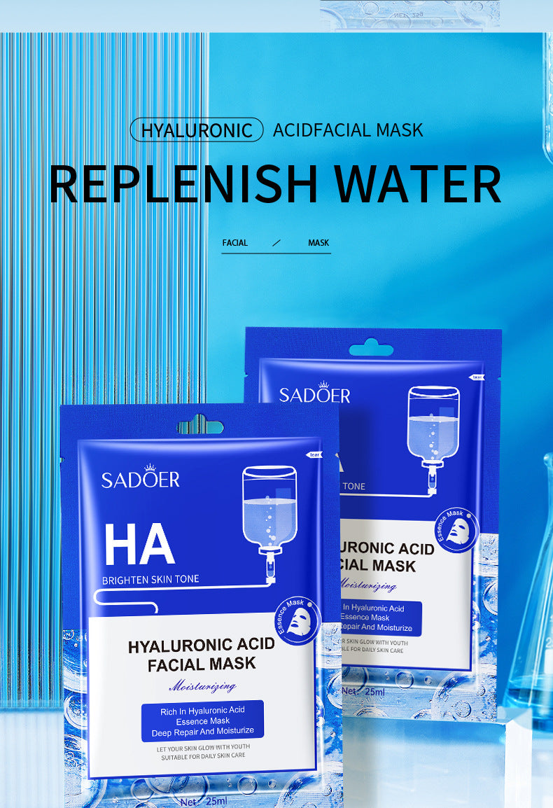 Mask SADOER Hyaluronic Acid Vitamin E Oligopeptide Hydrating Moisturizing Tablets  Foreign Trade Wholesale