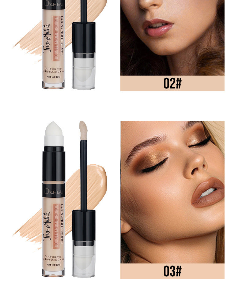 AliExpress Ouqianya Dual-Head Concealer Pen Even Skin Tone Spot Application Cover Spots Acne Marks Wholesale