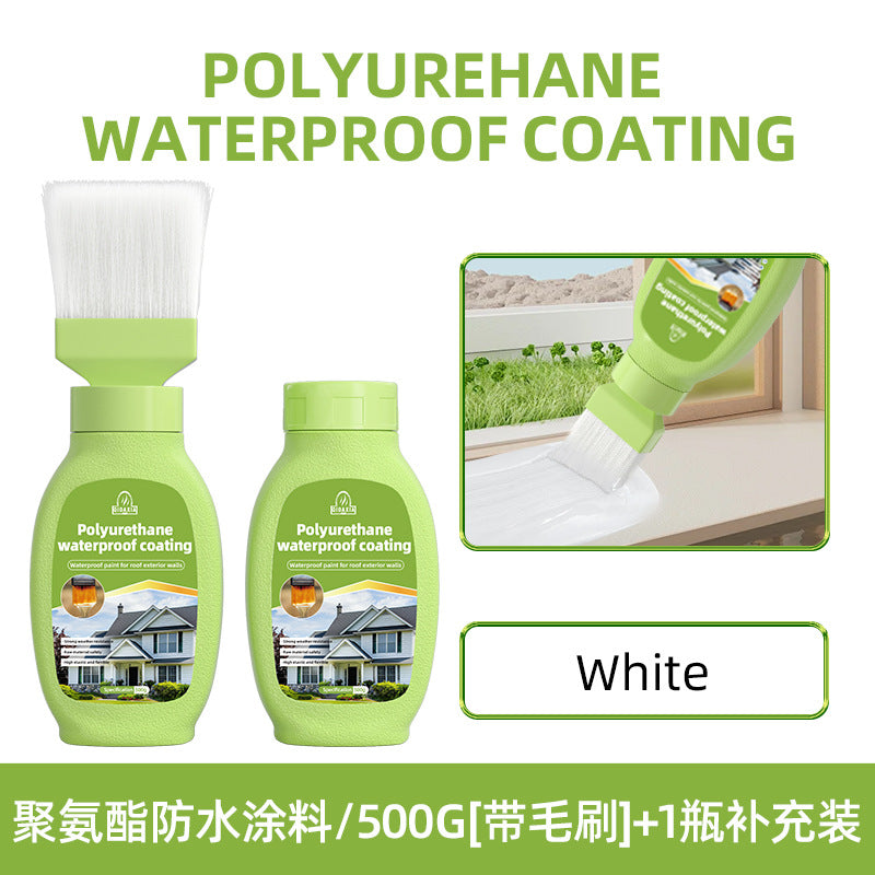 Water-Based Polyurethane Multi-Color Waterproof Leak Repair Roof Waterproof Glue Coating Brush House Leak Coating Sealant