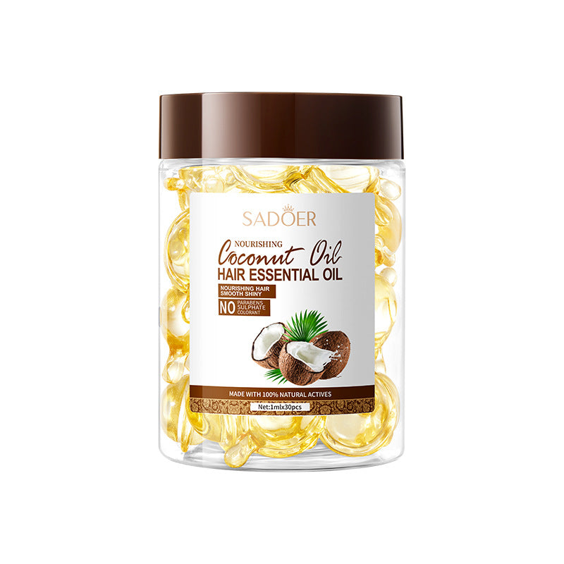 Coconut Oil Smooth Conditioner SADOER Nourishing and Smooth Hair Care Essential Oil Capsules  Wholesale