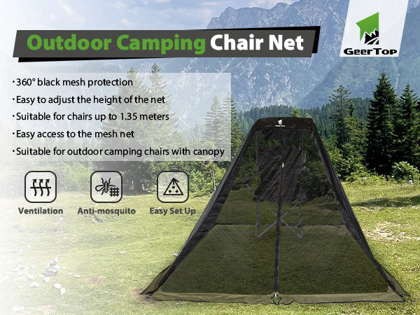 New Outdoor Mosquito Net Anti-Mosquito Dense Mesh Camping Fishing Sunshade Canopy Leisure Beach Pavilion