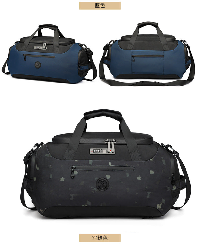 Dry Wet Separation Travel Gym Bag Men Large Capacity Handheld Shoulder Bag Multifunctional Sports Outdoor Travel Bag