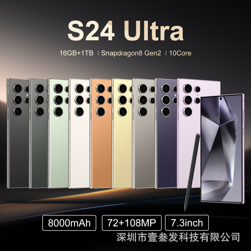 S23 Ultra Popular4+64G 6.8Inch Full HD Screen5G All-in-One New Smartphone