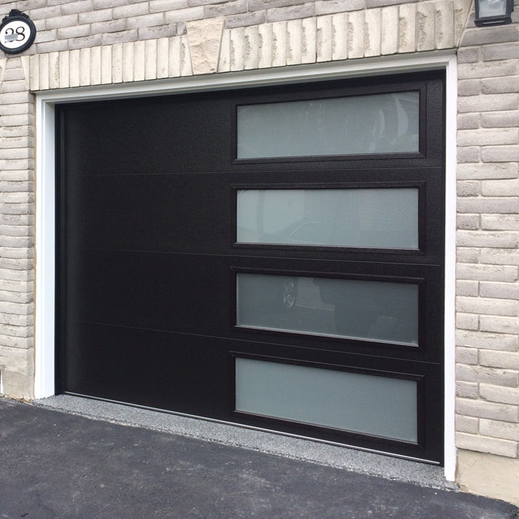 Modern Industrial Overhead Garage Door Motor Automatic Aluminum Glass Garage Door for Homes