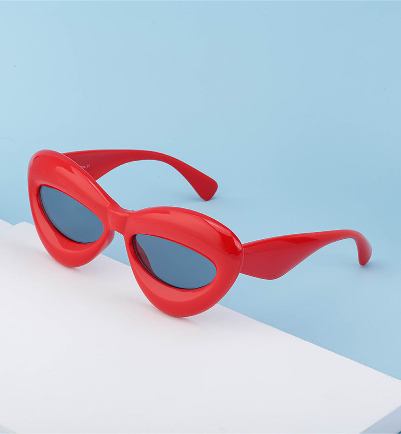 European and American Style Lip Sunglasses for Women Fashionable Party Quirky Personality Sunglasses Women's Glasses Wholesale Street Style Sun Protection