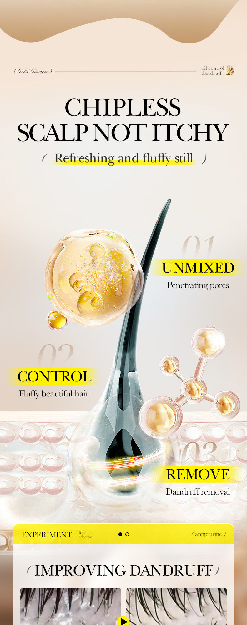 Plant-Based Shampoo Soap60g SADOER Strengthen Hair Roots Deep Clean Hair Soap  Wholesale