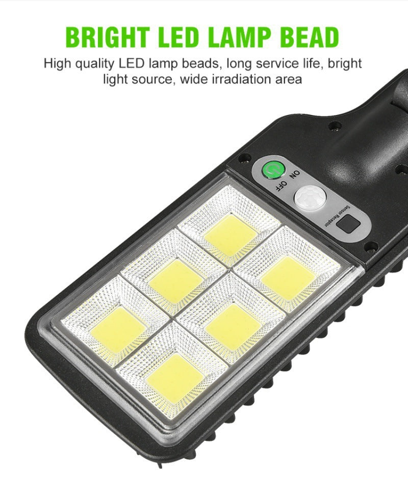 New Outdoor Solar Street Light Waterproof Sensor Garden Light Rotatable Stand Garden Light Wall Light New Rural Area
