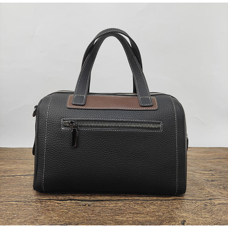 Boston Crossbody Pillow Bag Privacy Protection Fingerprint Unlock Genuine Leather Handbag Commuter Women's Bag Crossbody Bag