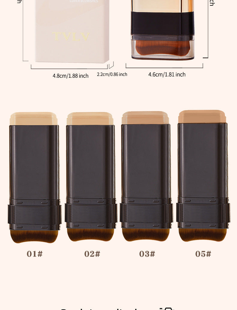 Eraser Double-ended Foundation Cream20g Concealer Moisturizing Long-lasting Makeup Removal Matte Lightweight Foundation