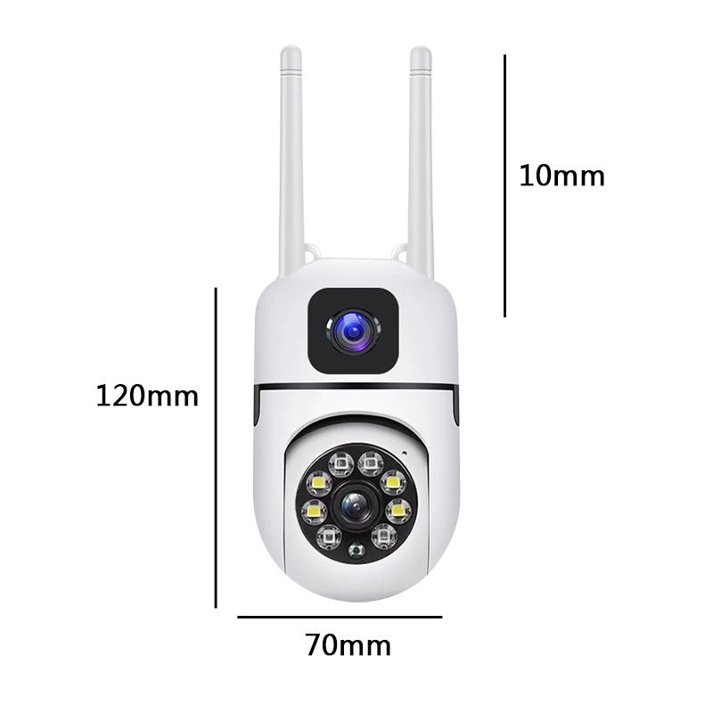 Wholesale4MP Night Vision Monitor wifi Voice Intercom Binocular Surveillance Camera Wireless Camera
