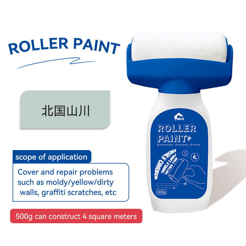 Large Roller Paint for Walls Manufacturer Water-based Odorless Graffiti Stain Covering Latex Paint White Wall Repair Paint