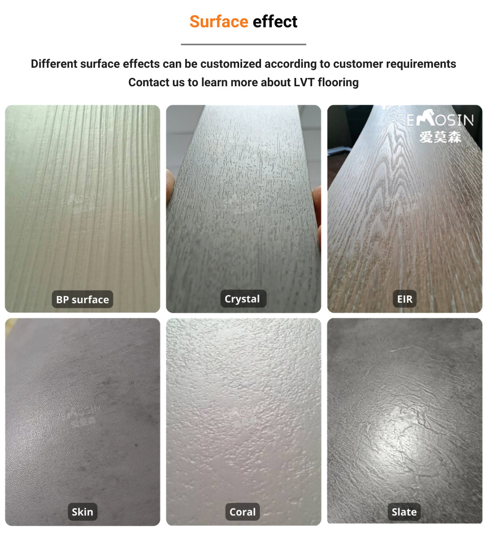 High Quality pp Vinyl Tiles 5mm Dryback Dry Back Lvt Flooring