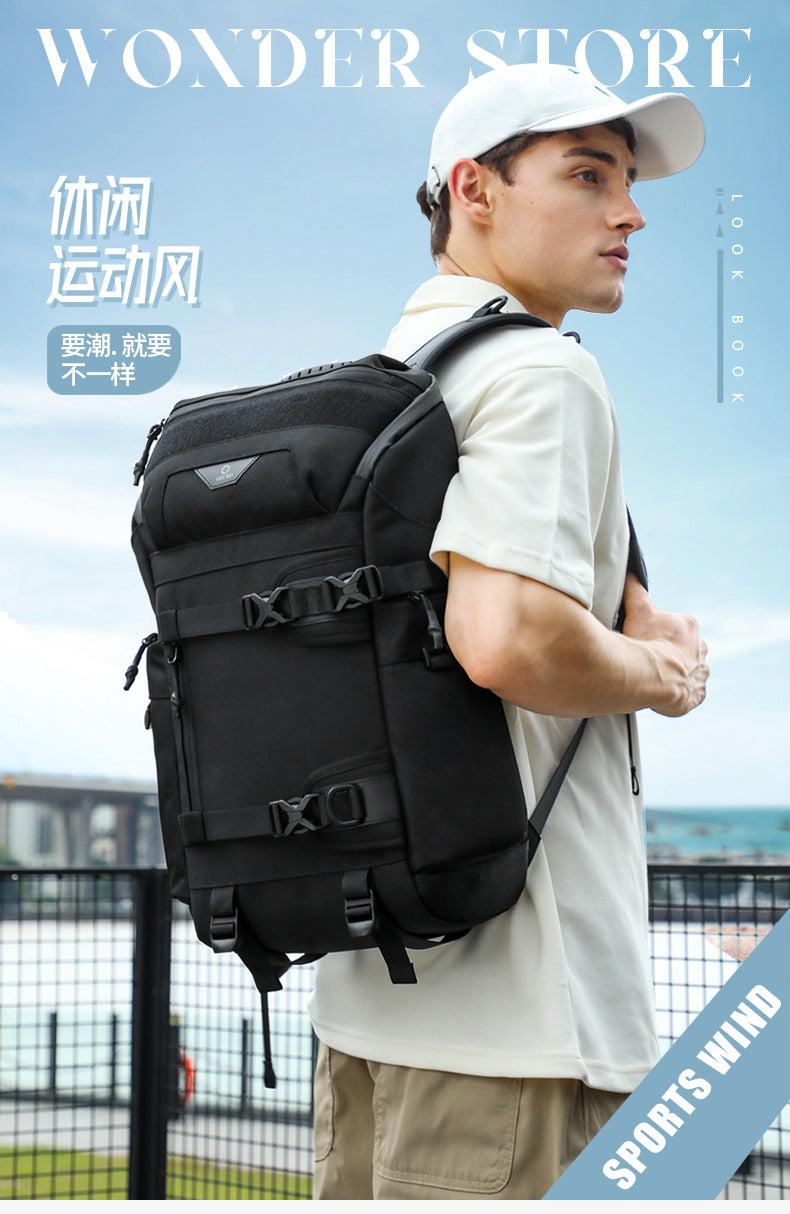 OZUKO Tactical Backpack Men's Computer Bag Waterproof Camouflage Large Capacity Outdoor Sports Cycling Commuting Backpack