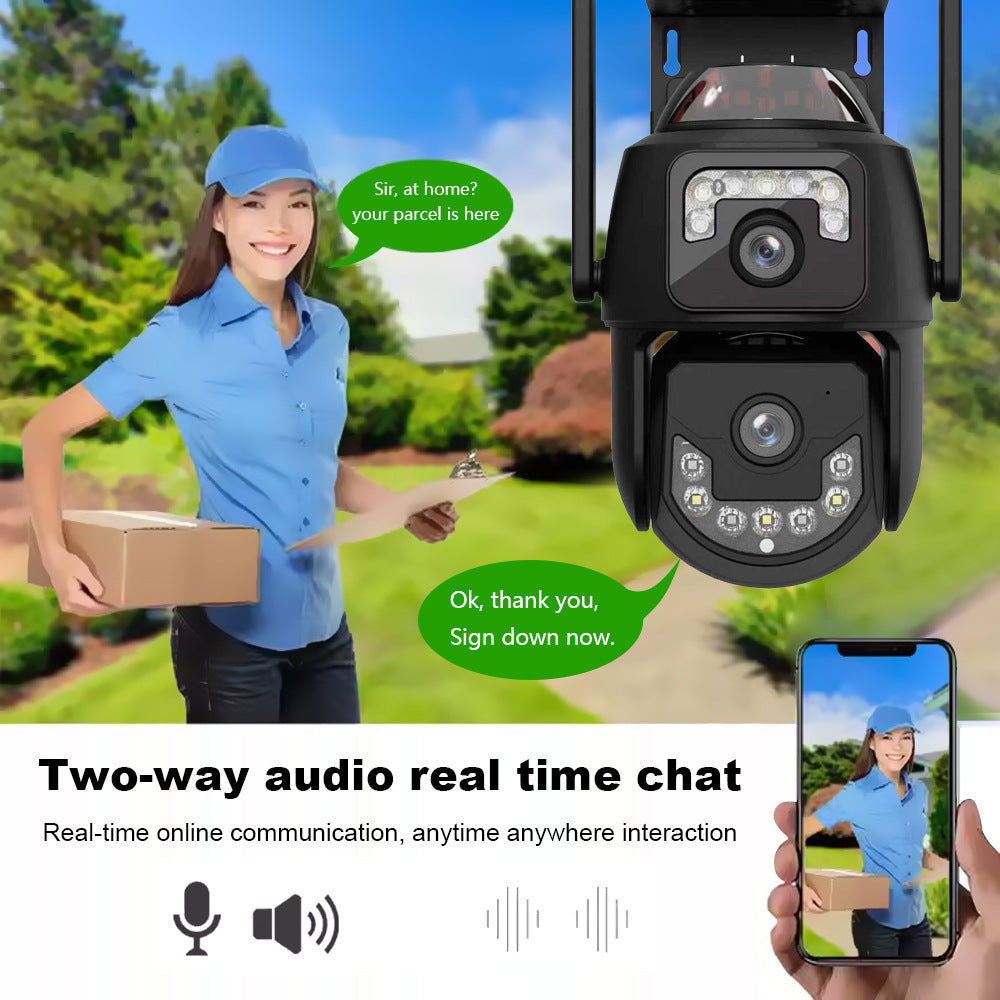 QL99All-weather recording waterproof solar-powered surveillance camera600High Definition Remote Intercom4G Surveillance Camera