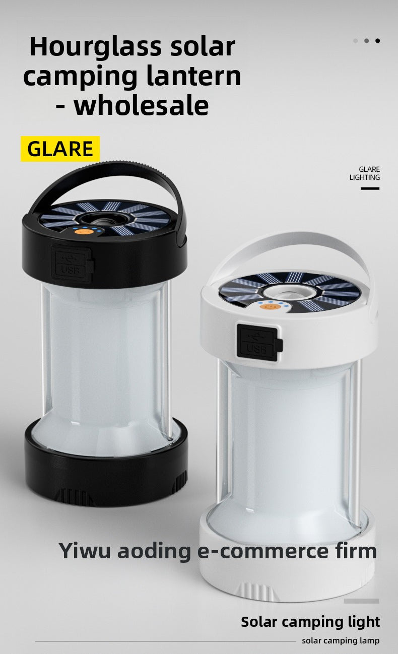 Multifunctional Solar Ultra Bright36LED Hand-cranked Tent Light Outdoor Camping Light Camping Light Power Outage Emergency Lantern