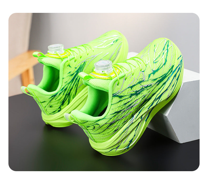 New children's casual running shoes, soft and comfortable mesh shoes, anti-slip and wear-resistant professional running shoes for boys