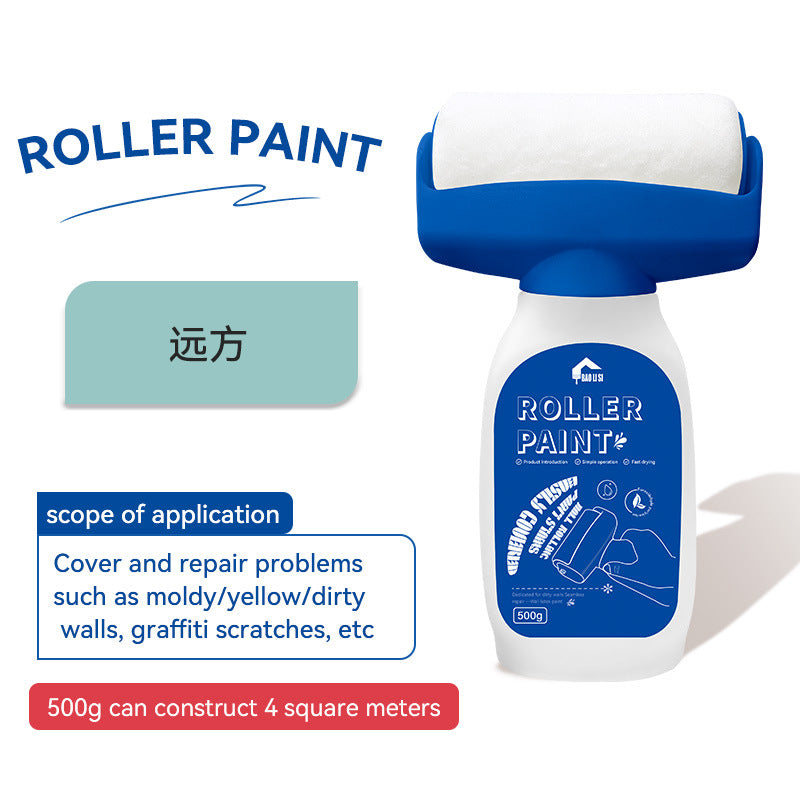 Large Roller Paint for Walls Manufacturer Water-based Odorless Graffiti Stain Covering Latex Paint White Wall Repair Paint