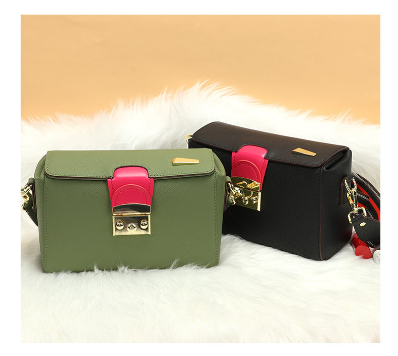 2024New Spring Festival Trendy Fashion Personality Small Square Bag Retro Simple Casual Crossbody Bag Mini Shoulder Bag