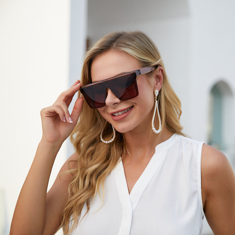 2025New Fashion Sunglasses for Women, Internet Celebrity Style, Large Square Frame Sunglasses for Men, Trendy sunglasses