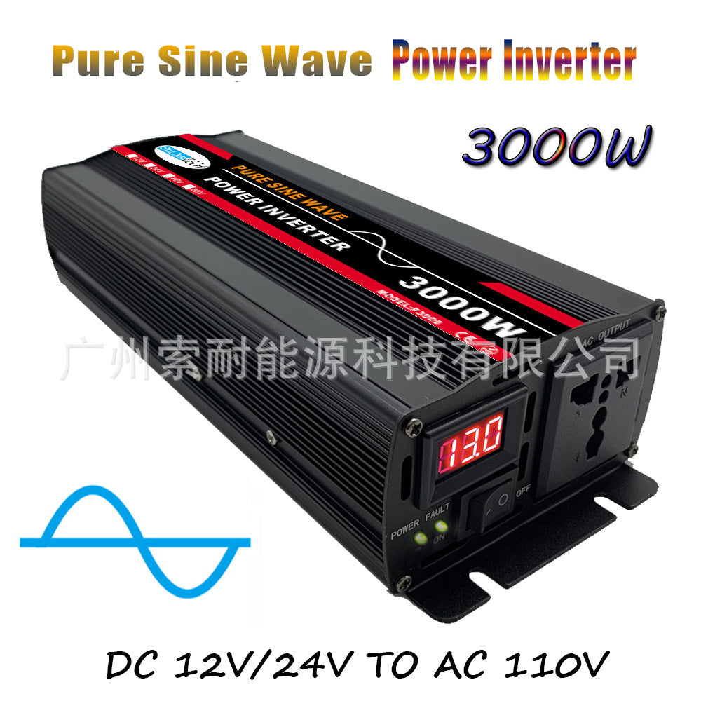 Automotive Pure Sine Wave Inverter1300W Outdoor Adapter Converter12V24V48V60V Turn110V220V