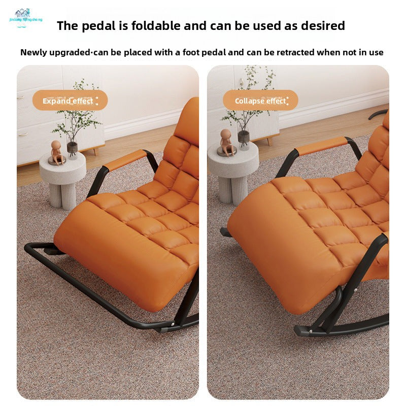 New Home Living Room Balcony Rocking Chair Recliner Adult Lazy Sofa Double Lounge Chair Adults Can Sleep