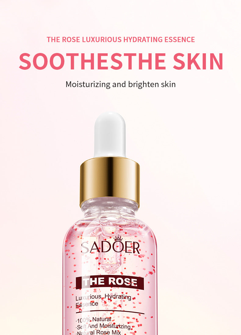 Plant Essence Serum SADOER Aloe Vera Rose Chamomile Hydrating Moisturizing  Foreign Trade Wholesale