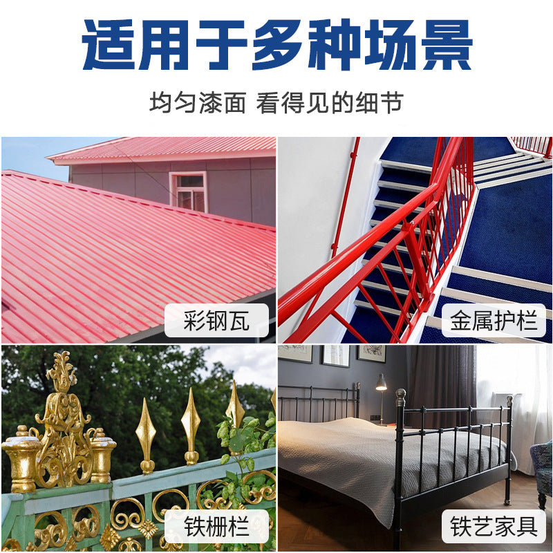 Anti-Rust Paint Color Steel Tile Renovation Paint Roof Guardrail Anti-Corrosion Metal Paint Water-Based Industrial Paint Factory Metal Paint
