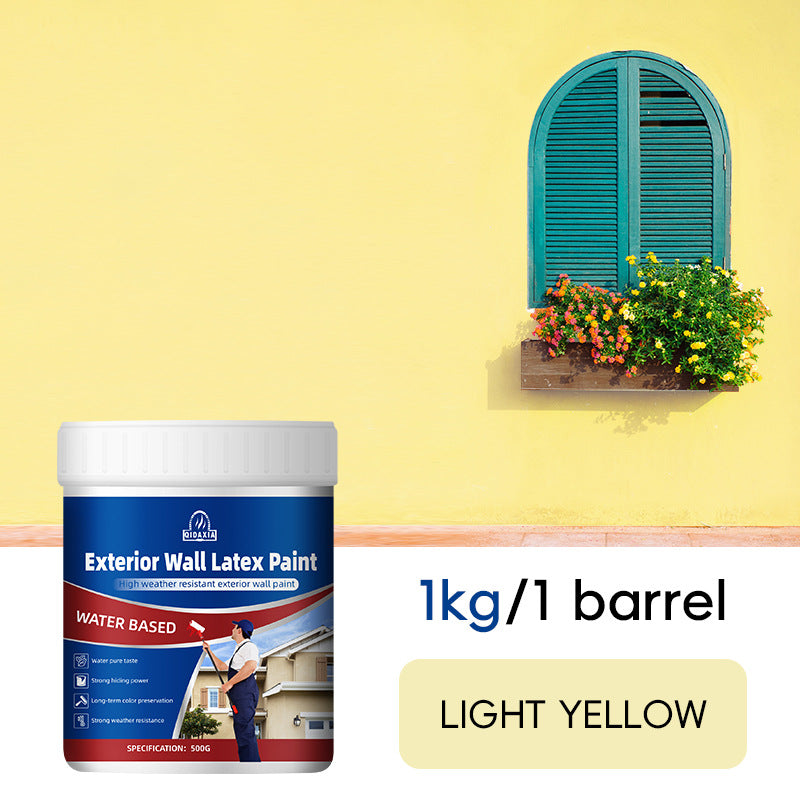Qixia Exterior Wall Latex Paint Wall Renovation Special Repair Exterior Wall Paint Color Change Coating Wall Paint Exterior Wall Coating